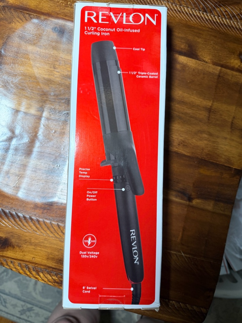 Revlon 1 1/5in coconut infused curling iron